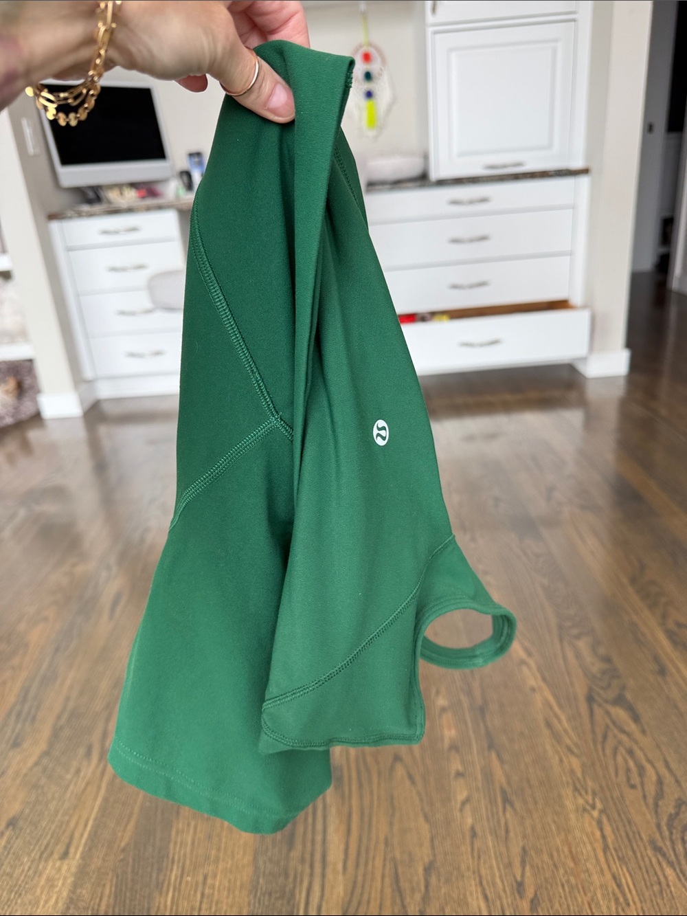 Matching Set Lululemon Align Tank & Align Shorts 5” Everglade Green EUC - Picture 5 of 17